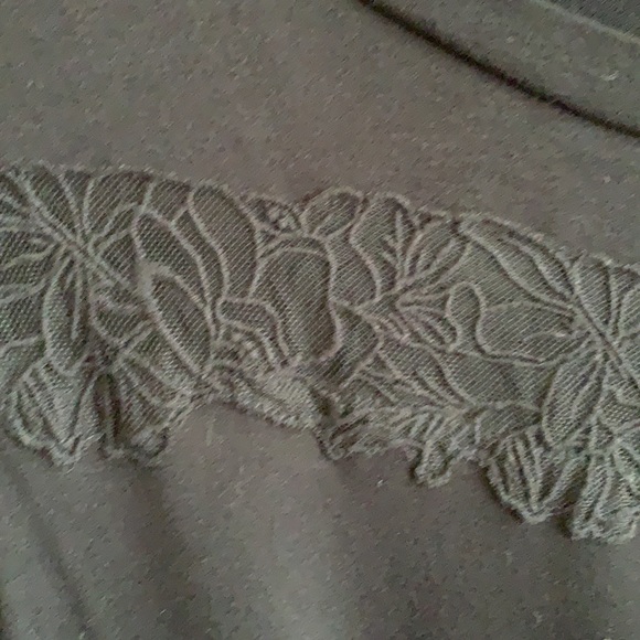 NWT Sweet Grey Olana Black Lace Top Size Small Wednesday Addams style - Picture 9 of 12